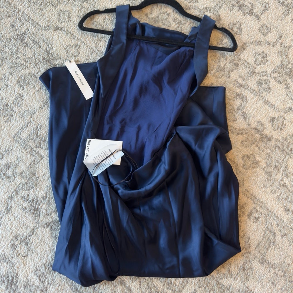 Reformation Corey Satin Midi-Dress - Picture 3 of 5
